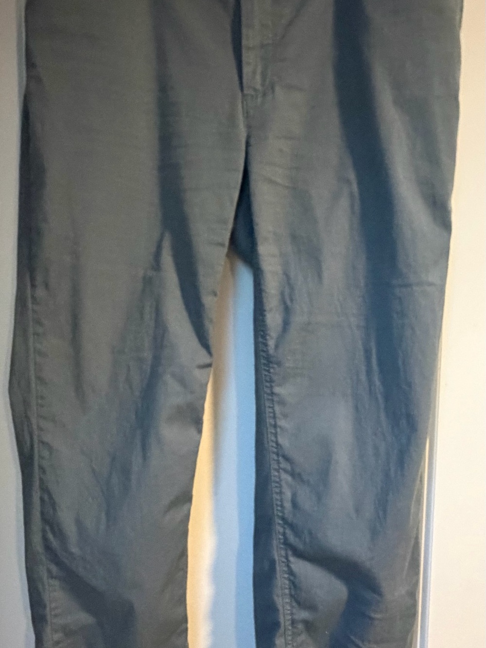 Ann Taylor Loft Casual Straight-Leg Pants in Dark Grayish Blue Size 6